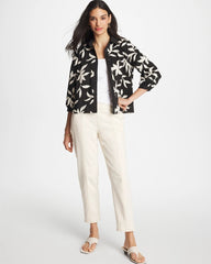 Chico's Online - Embroidered Cropped Collared Shirt