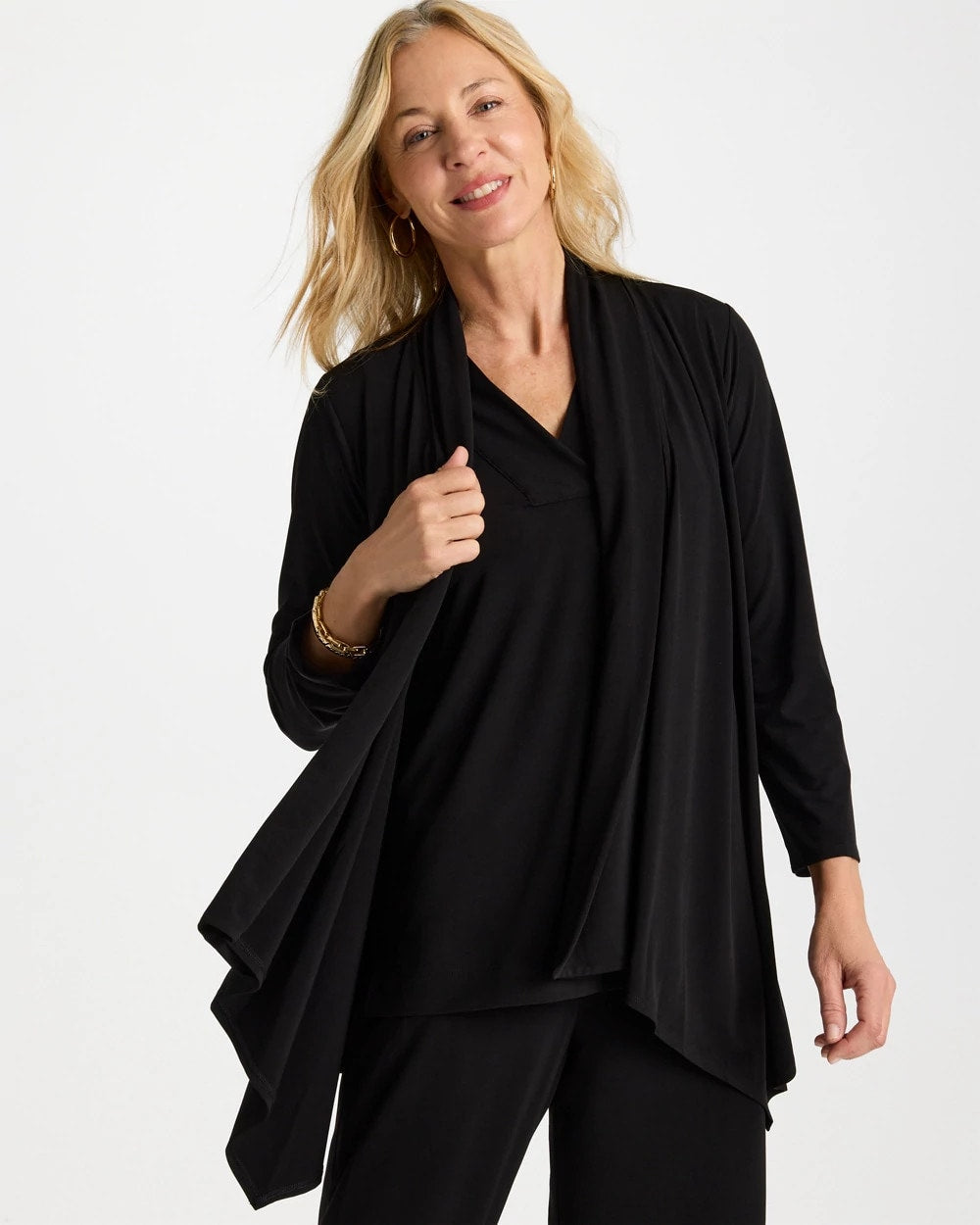 Chico's / Travelers™ Knit Drape Cardigan