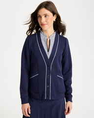 Chico's Discount - Zenergy® Soft Pique Button-Down Cardigan