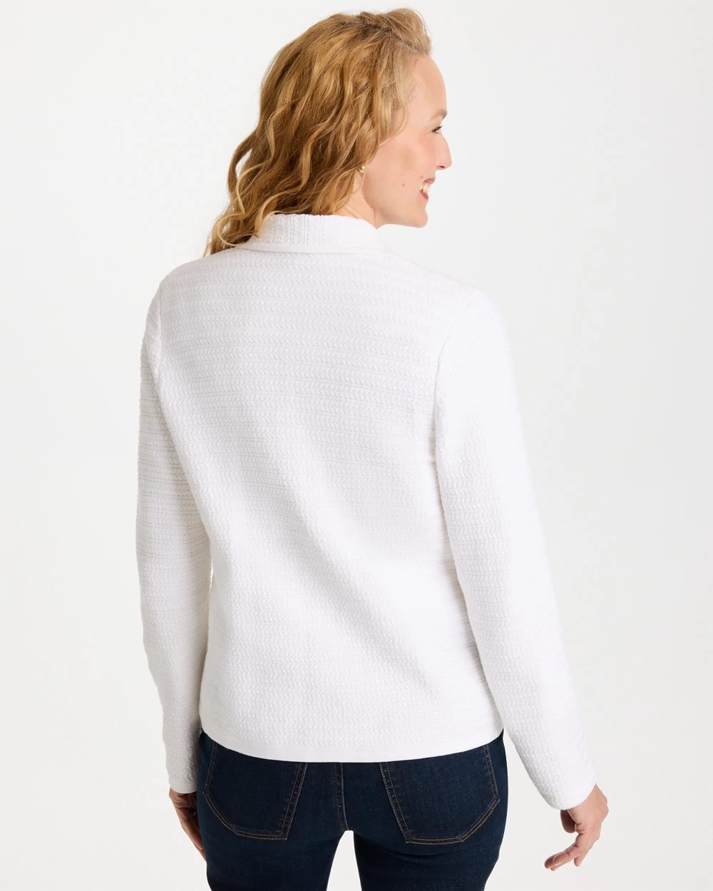 Chico's Sale - Textured Stitch Detail Cardigan