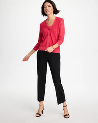 Chico's For Sale - Stitchy V-Neck Cardigan