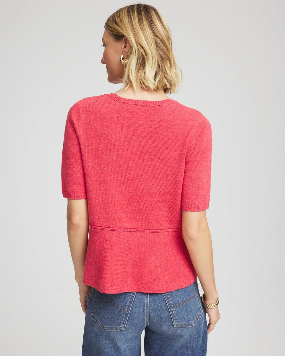 Chico's / Pullover Peplum Sweater