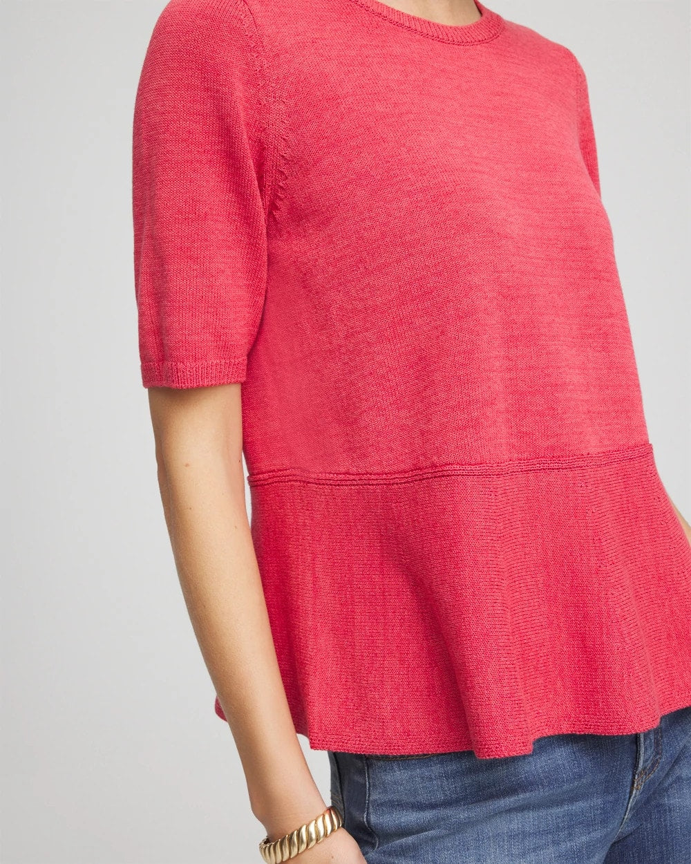Chico's / Pullover Peplum Sweater