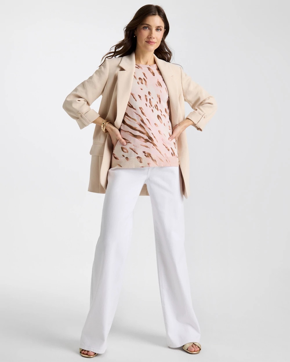 Chico's Online - Ella Crewneck Metallic Pullover Sweater
