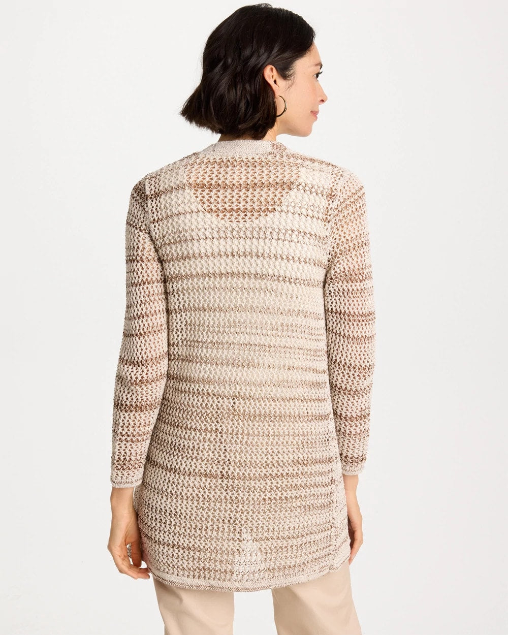 Chico's Discount - Pointelle Metallic Cardigan
