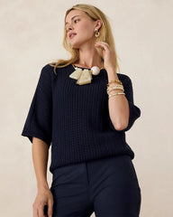 Chico's Sale - Pointelle Crewneck Pullover Sweater