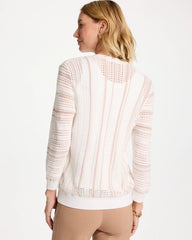 Chico's For Sale - Striped Stitchy Cardigan
