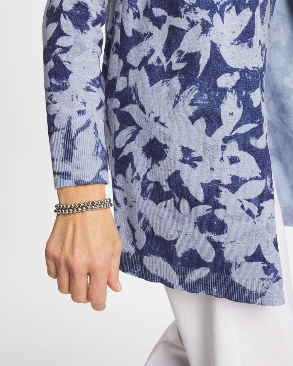 Chico's / Ella Floral Cardigan