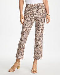 Chico's On Sale - Brigitte™ Animal Print Crop Flare Pants