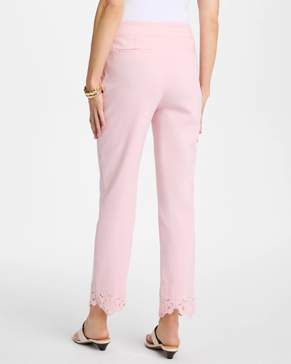 Chico's US - Embroidered Brigitte™ Slim Crop Pant