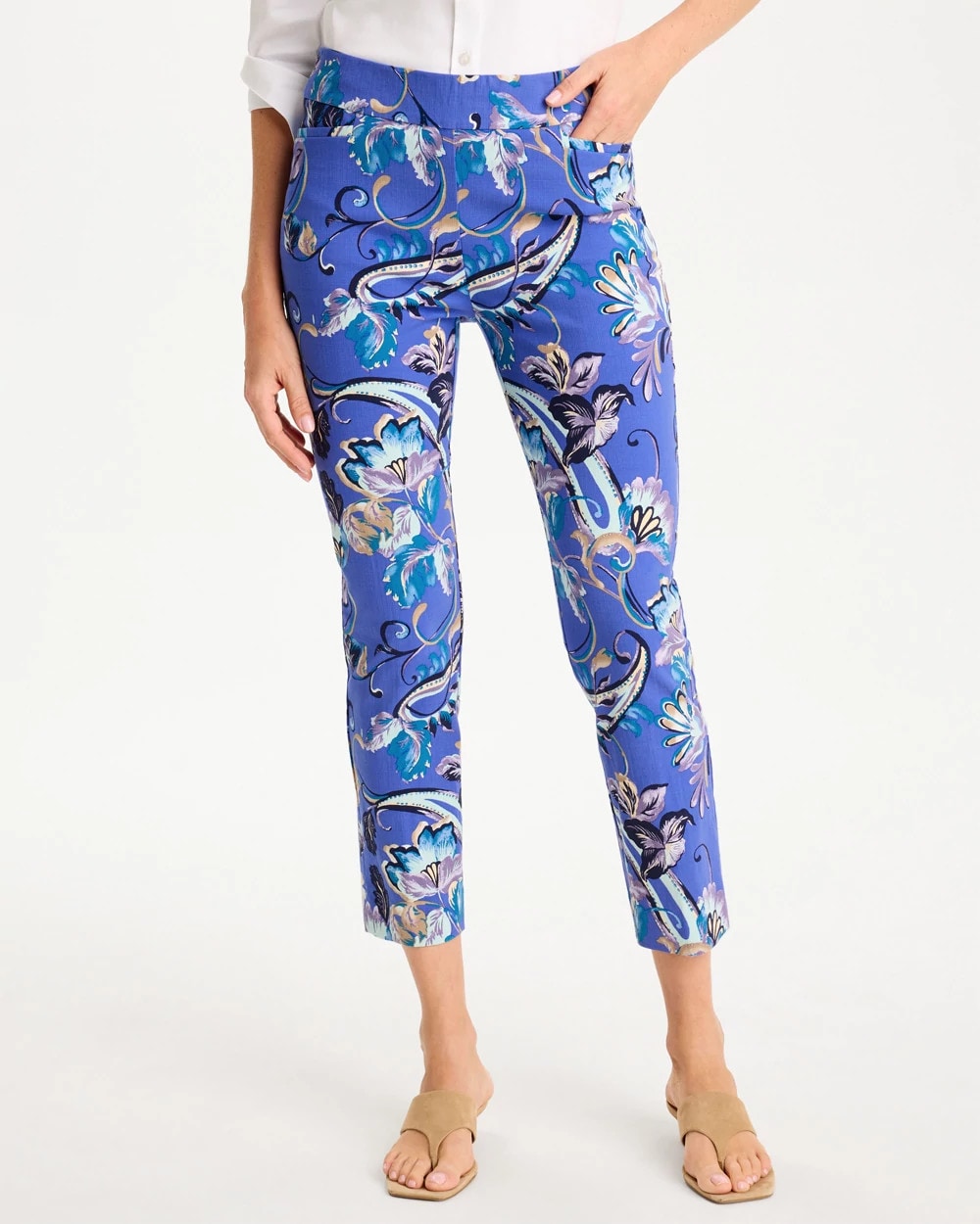 Chico's For Sale - Brigitte™ Slim Mae Paisley Crop Pant