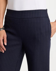 Chico's US - Brigitte™ Straight Pinstripe Cropped Pants