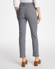 Chico's US - Pinnacle Stripe Girlfriend Ankle Jeans