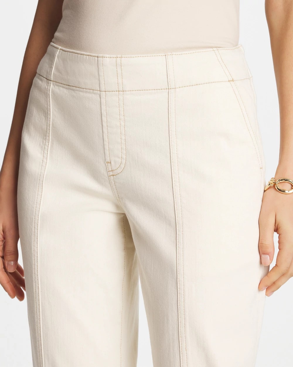 Chico's Sale - Pull-On Boyfriend Utility Cropped Jeans