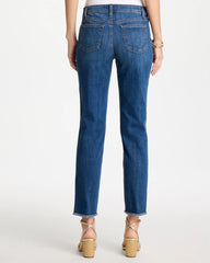 Chico's On Sale - Girlfriend Slim Frayed Ankle Jeans