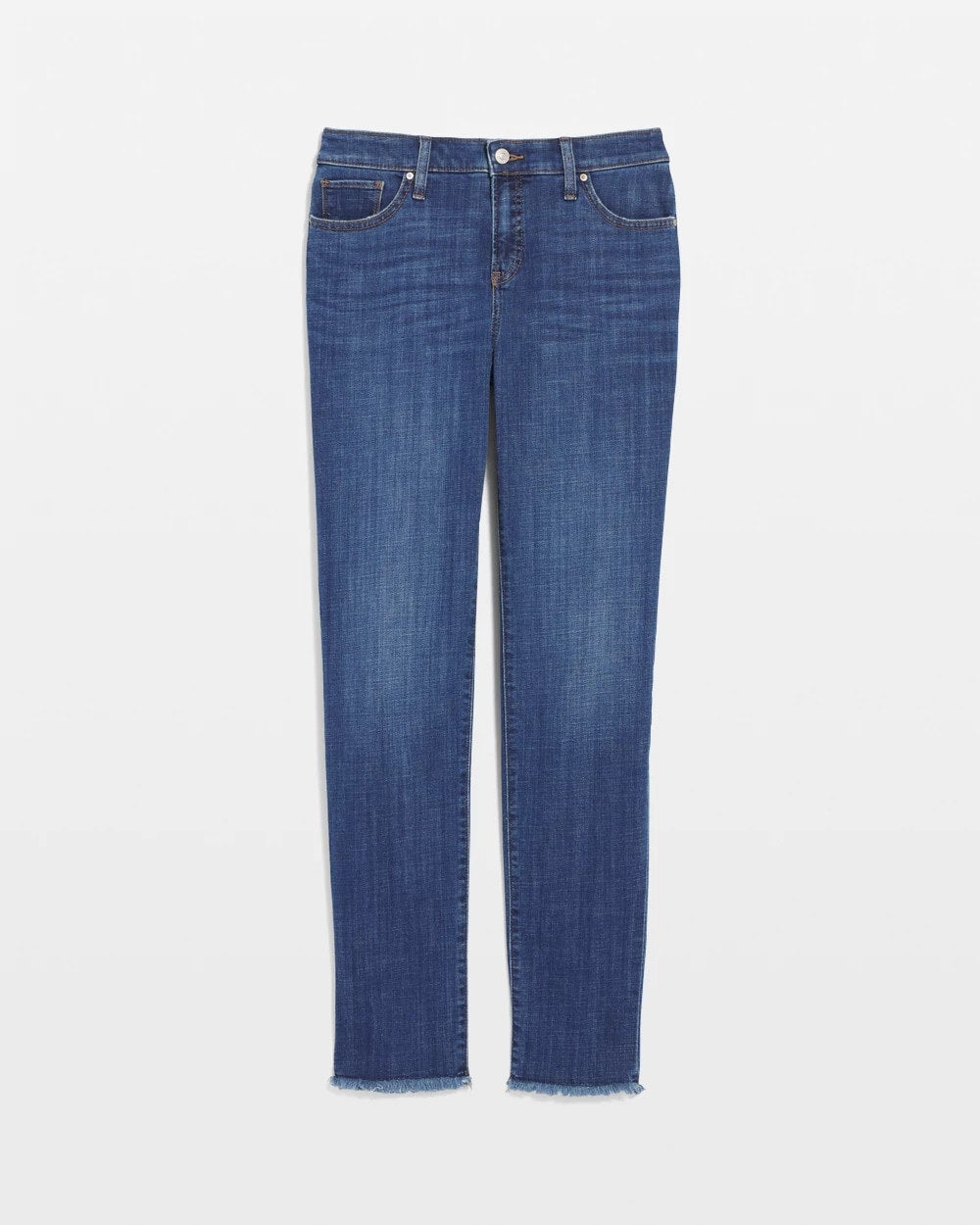 Chico's On Sale - Girlfriend Slim Frayed Ankle Jeans