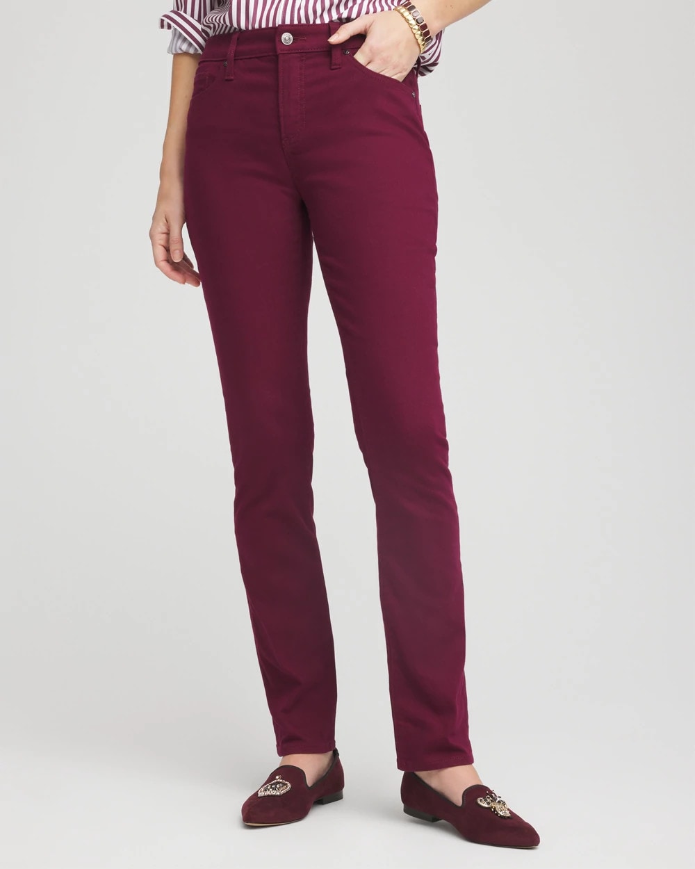 Chico's Outlet - Girlfriend Slim Full-Length Jeans