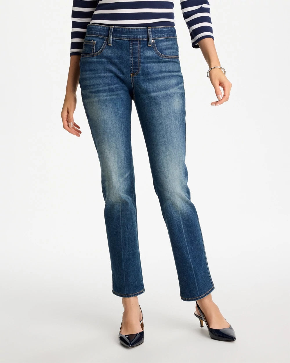 Chico's Online - Pull-On Straight Jeans