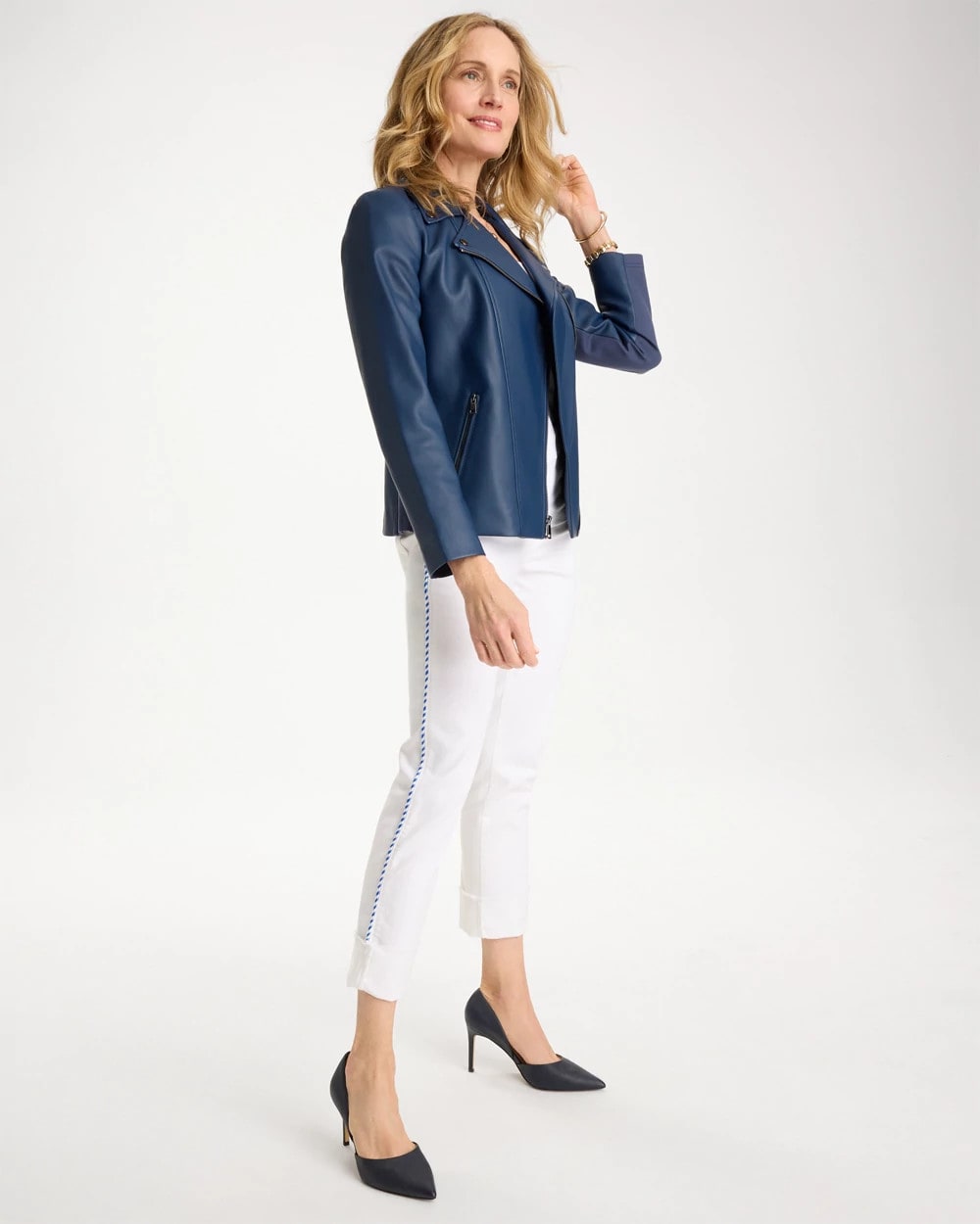 Chico's On Sale - Girlfriend Roll Cuff Crop Jeans