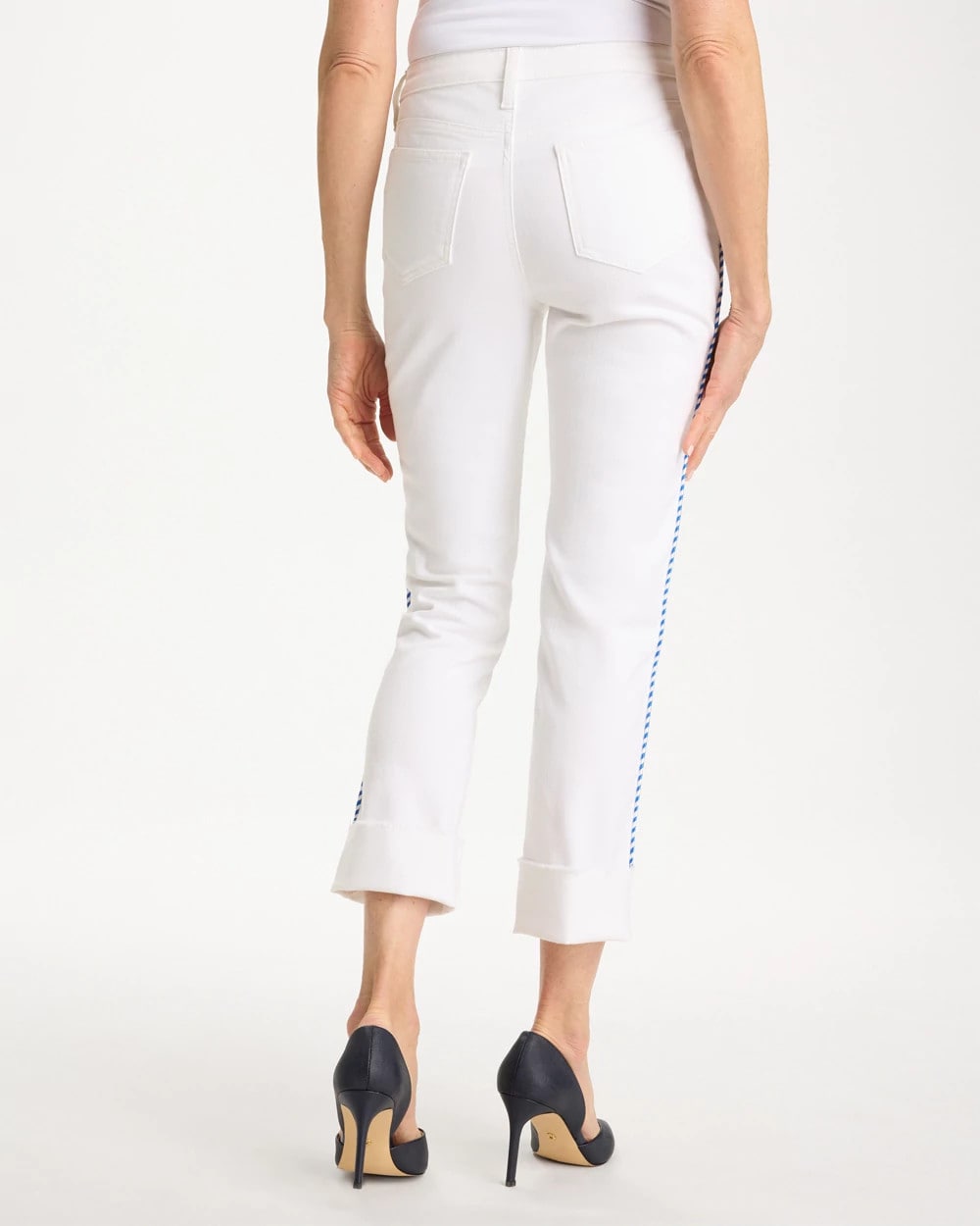 Chico's On Sale - Girlfriend Roll Cuff Crop Jeans