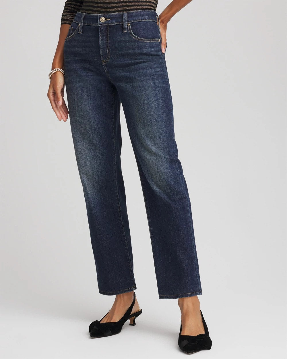 Chico's Online - Girlfriend Straight Ankle Jeans