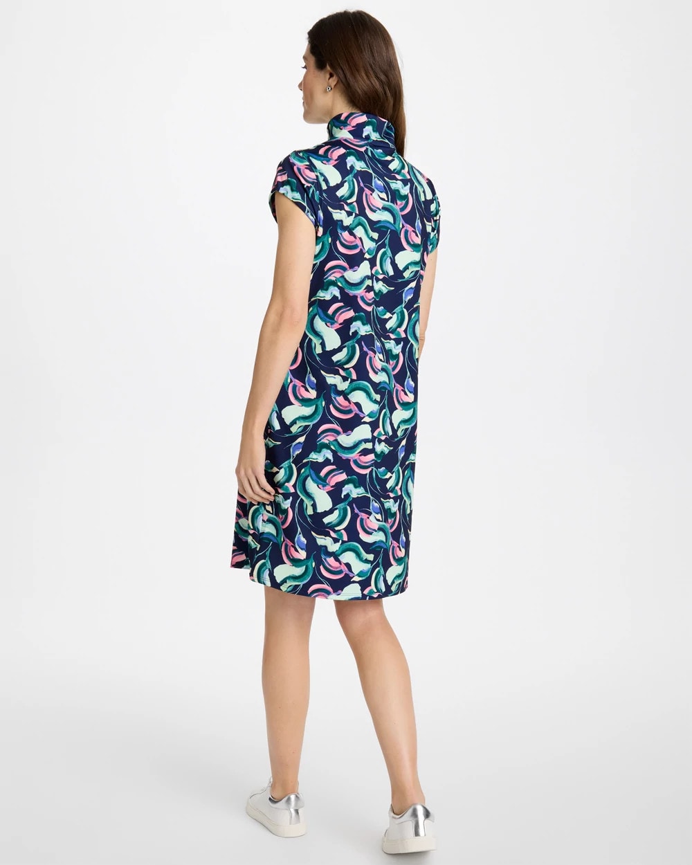 Chico's Discount - Zenergy® UPF Blooms Polo Dress
