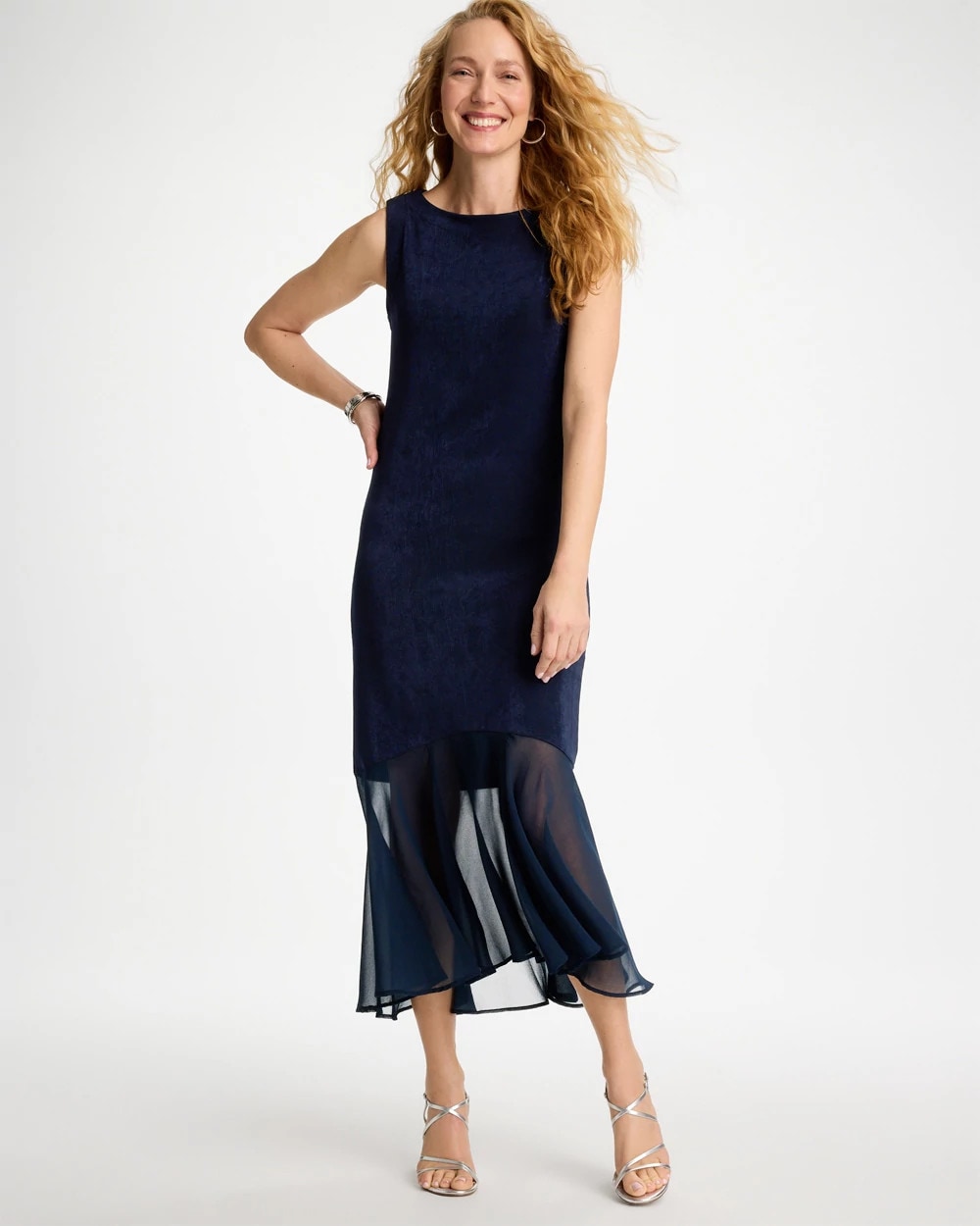Chico's Sale - Travelers™ Chiffon Hem Dress