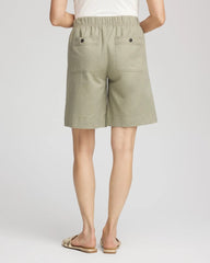 Chico's Outlet - Cotton-Linen Pull-On Utility Shorts