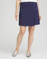 Chico's US - Brigitte™ Pull-On Asymmetrical Wrap Skort