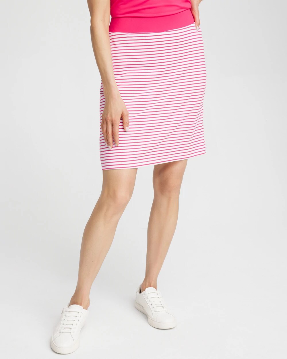 Chico's / Zenergy® UPF Knit Stripe Skort