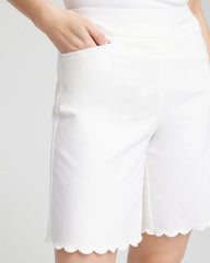 Chico's Discount - Brigitte™ Pull-On Scallop-Hem Shorts