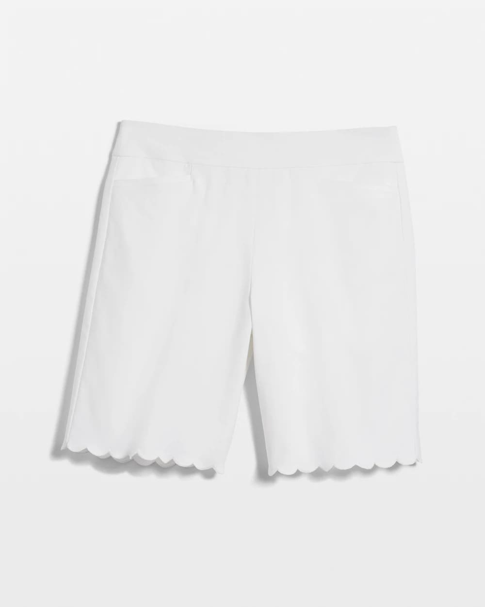 Chico's Discount - Brigitte™ Pull-On Scallop-Hem Shorts