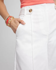 Chico's Sale - Sateen Tab-Front A-line Shorts