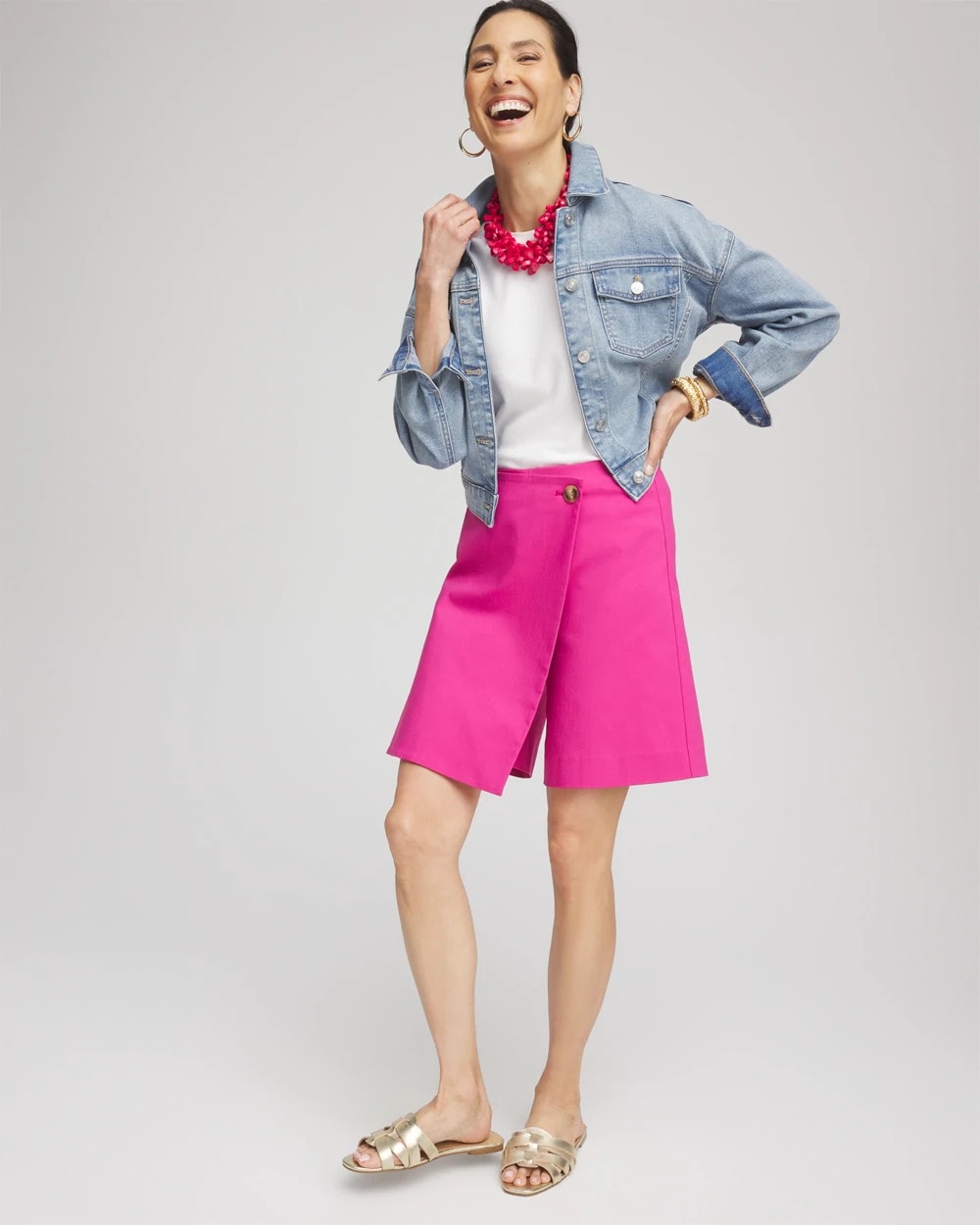 Chico's On Sale - Brigitte™ Pull-On Asymmetrical Wrap Skort