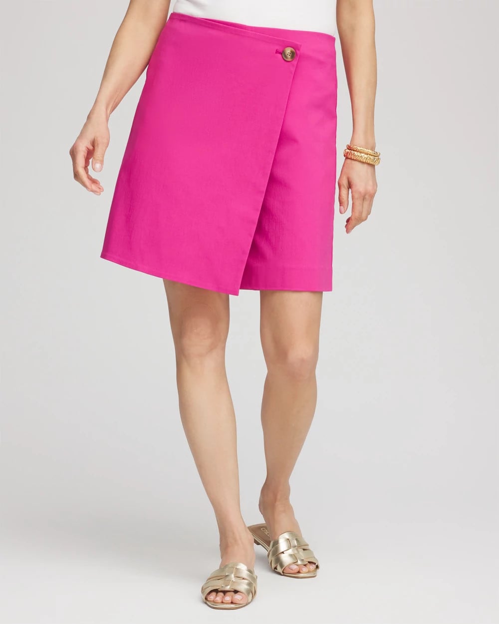 Chico's On Sale - Brigitte™ Pull-On Asymmetrical Wrap Skort