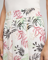 Chico's For Sale - Floral Embroidered Crinkle Maxi Skirt