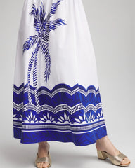 Chico's Online - Tropical Smocked Waist Pull-On Skirt