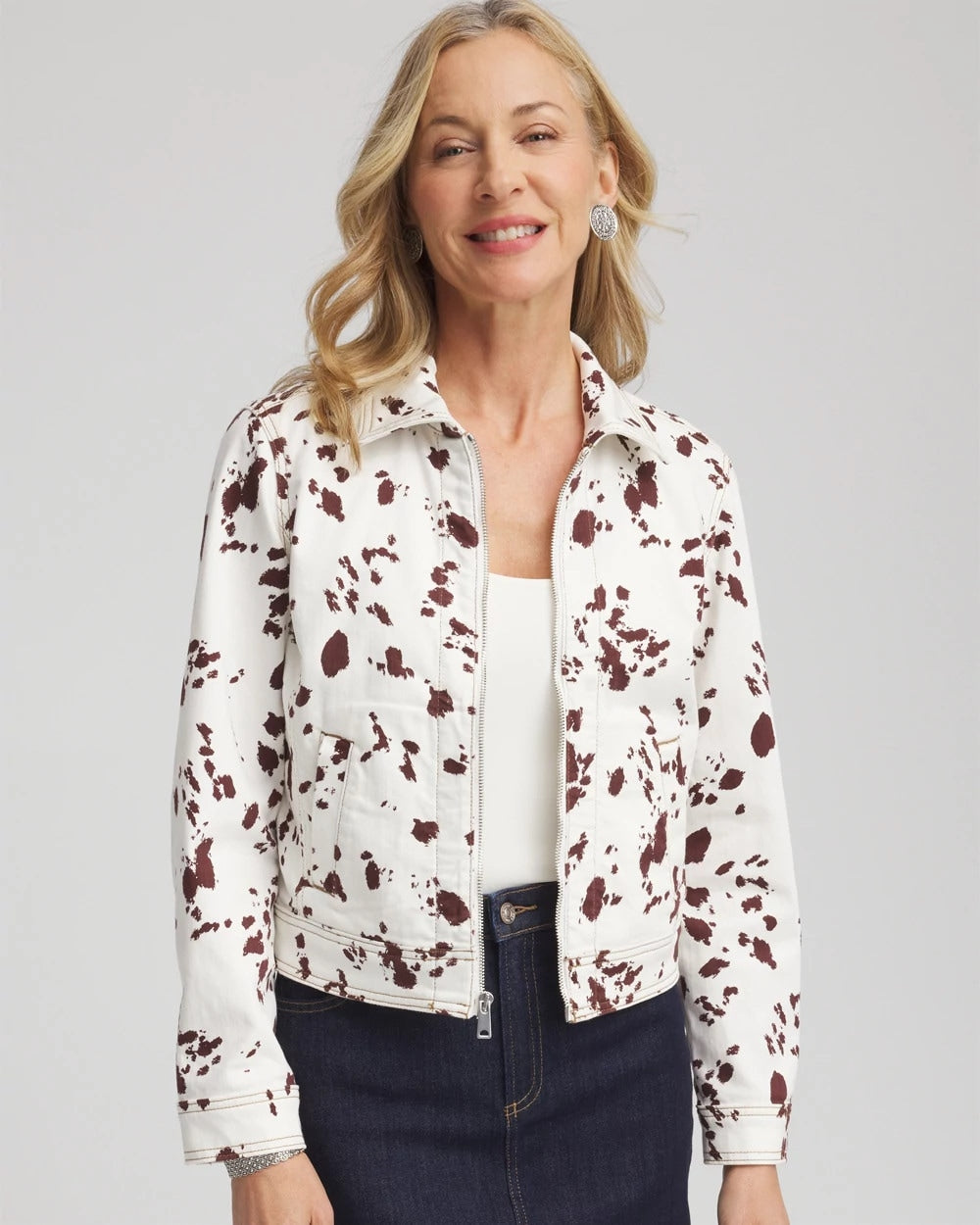 Chico's Sale - Pampas Pony Denim Jacket