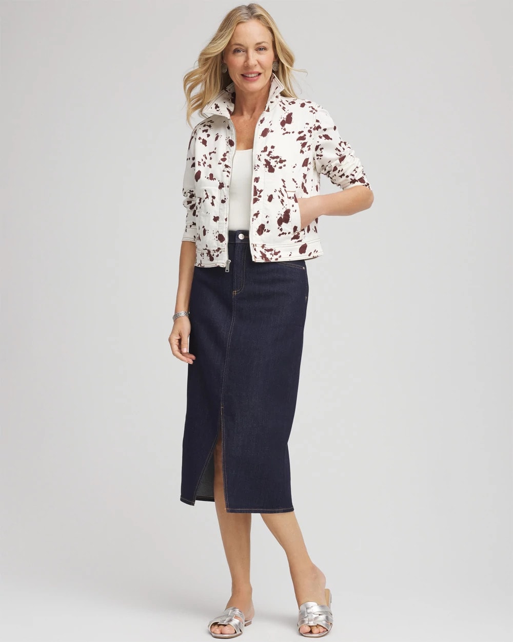 Chico's Sale - Pampas Pony Denim Jacket