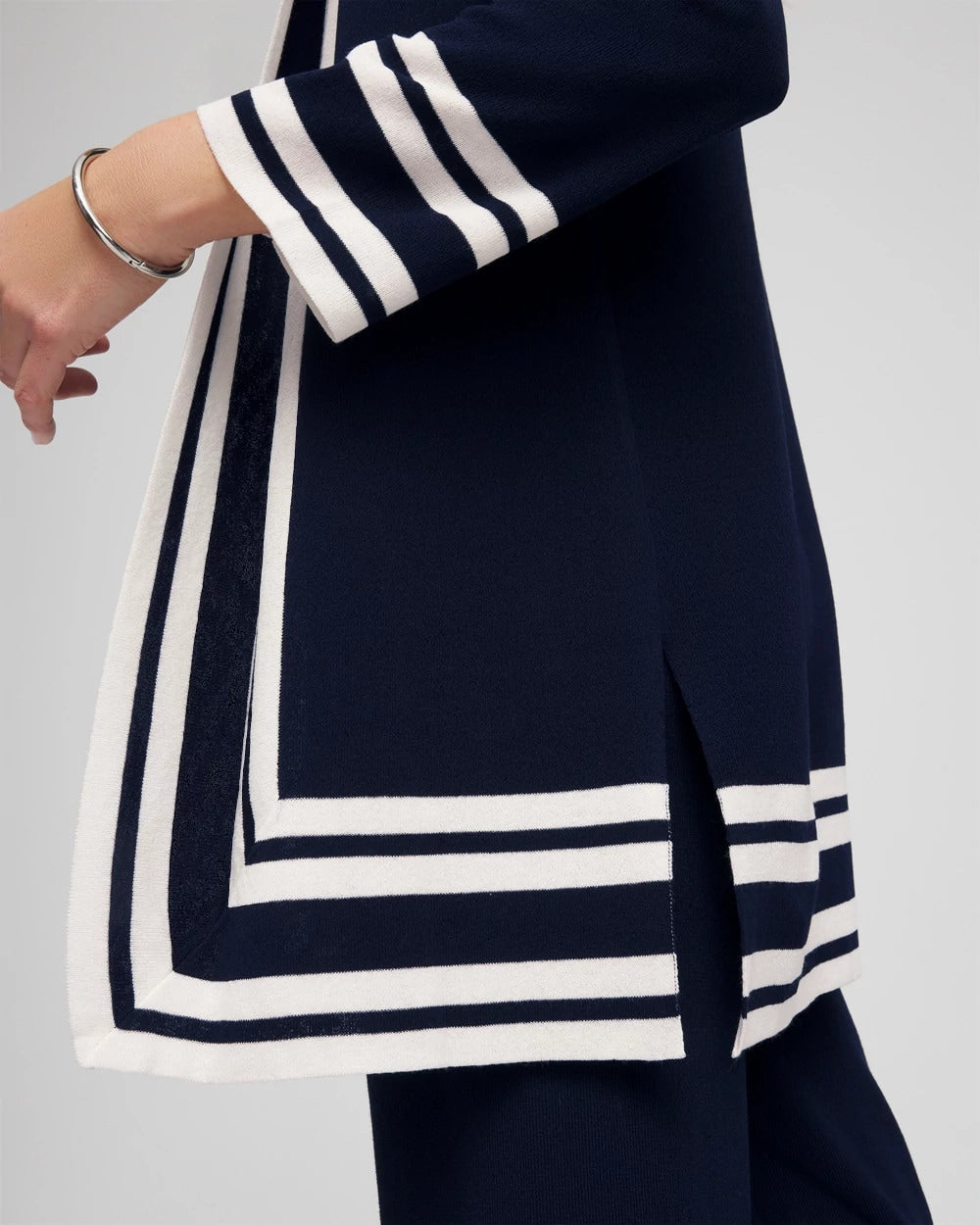 Chico's For Sale - Travelers™ Contrast Border Cardigan