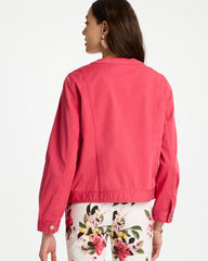 Chico's US - Collarless Twill Box Jacket