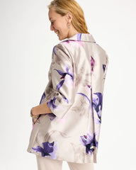 Chico's Outlet - Travelers™ Collection Iris Collared Long Jacket