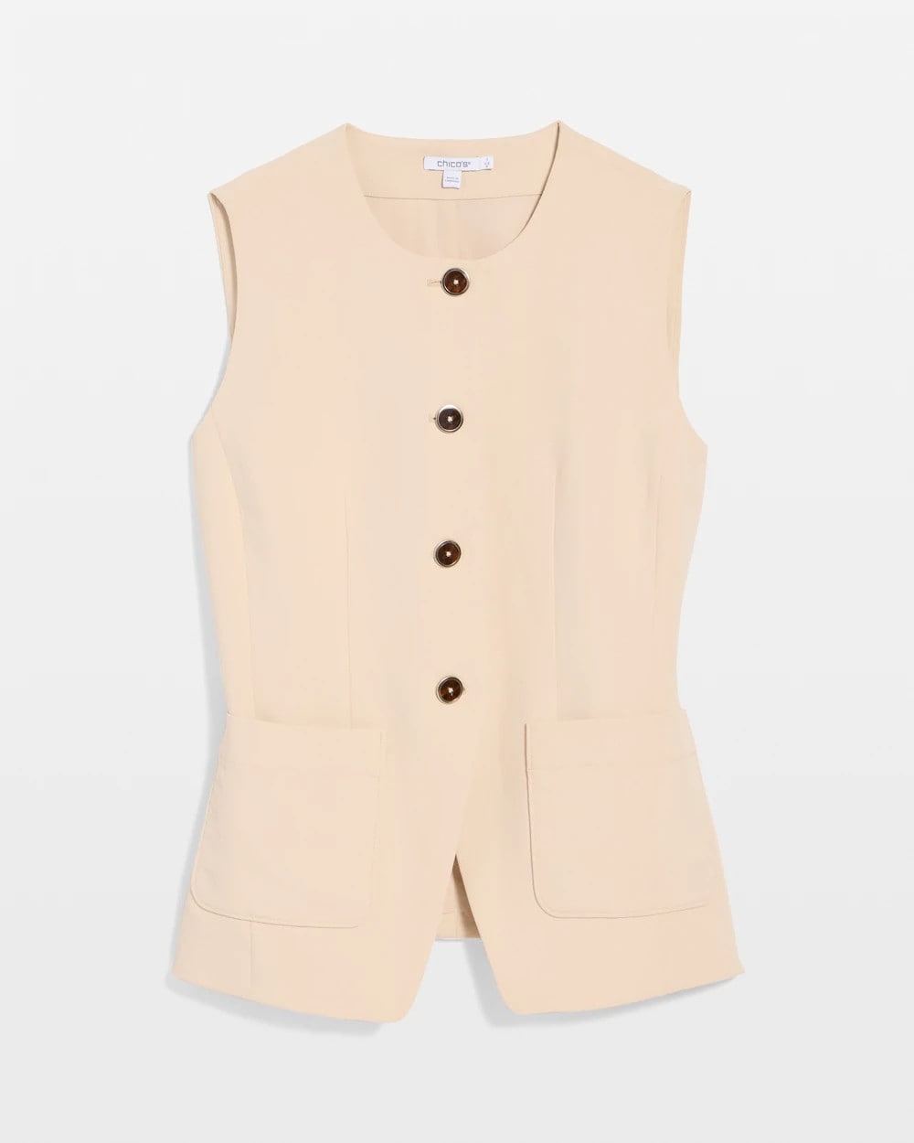 Chico's Online - Split Hem Crepe Vest