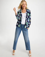 Chico's Discount - Printed Slub Knit Blazer