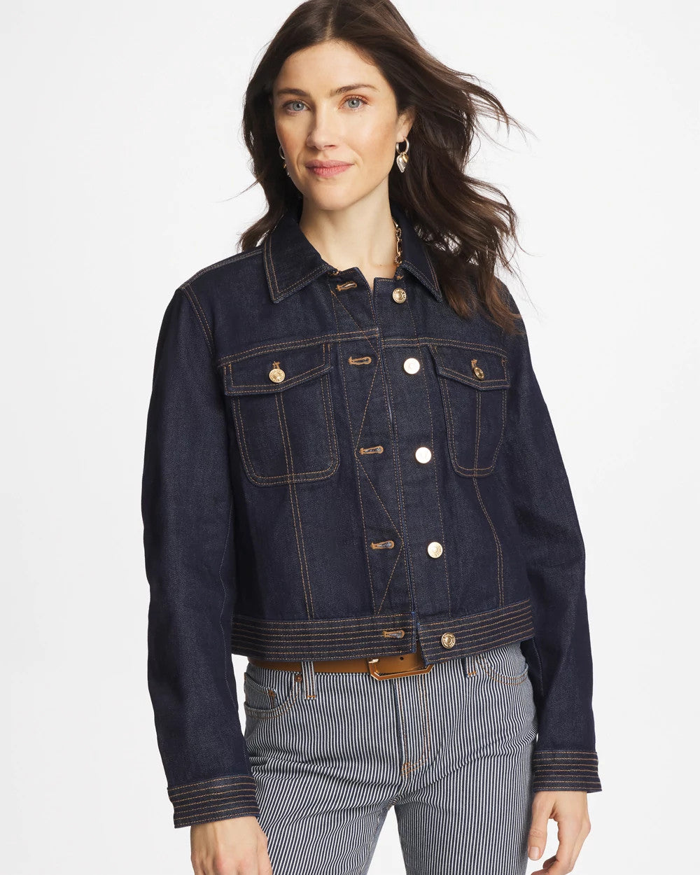 Chico's On Sale - Denim Trucker Jacket