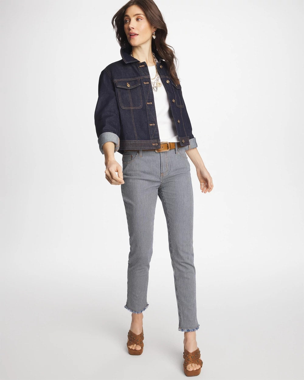 Chico's On Sale - Denim Trucker Jacket