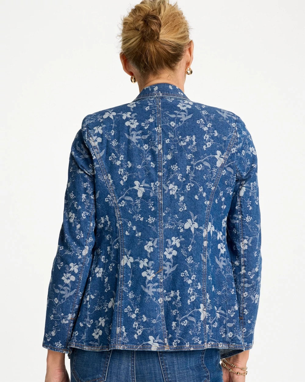 Chico's For Sale - Jacquard Denim Blazer