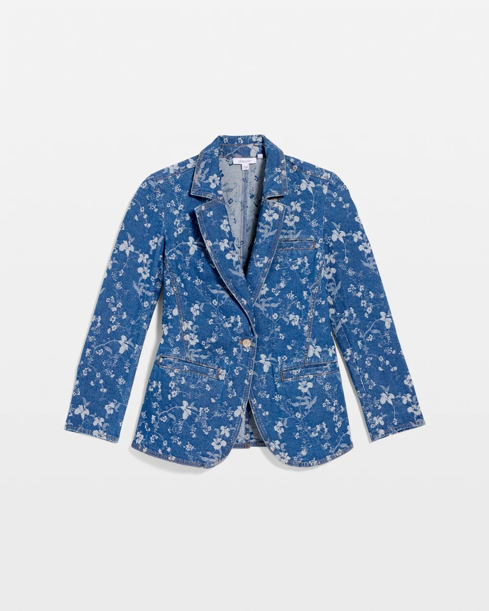 Chico's For Sale - Jacquard Denim Blazer