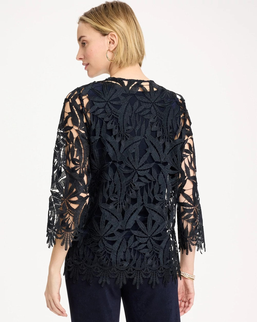 Chico's US - Travelers™ Galloon Lace Jacket