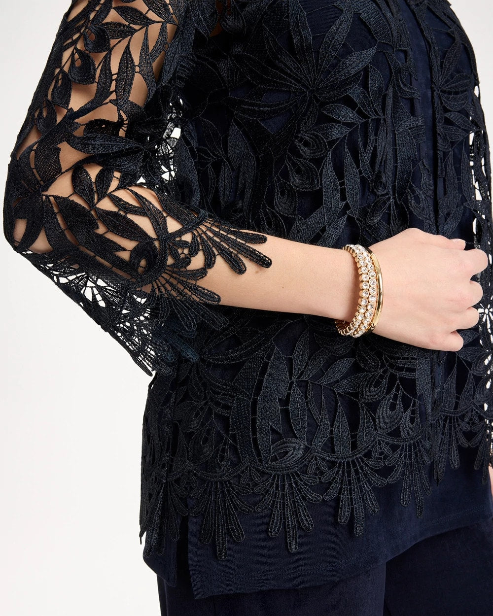 Chico's US - Travelers™ Galloon Lace Jacket